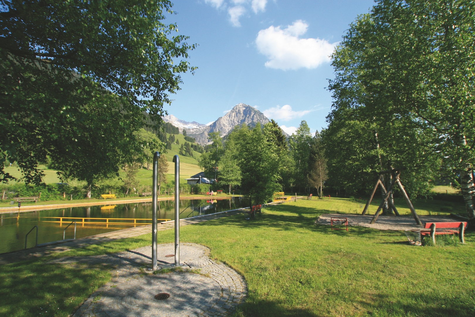 Badeb in allgaeuer natur